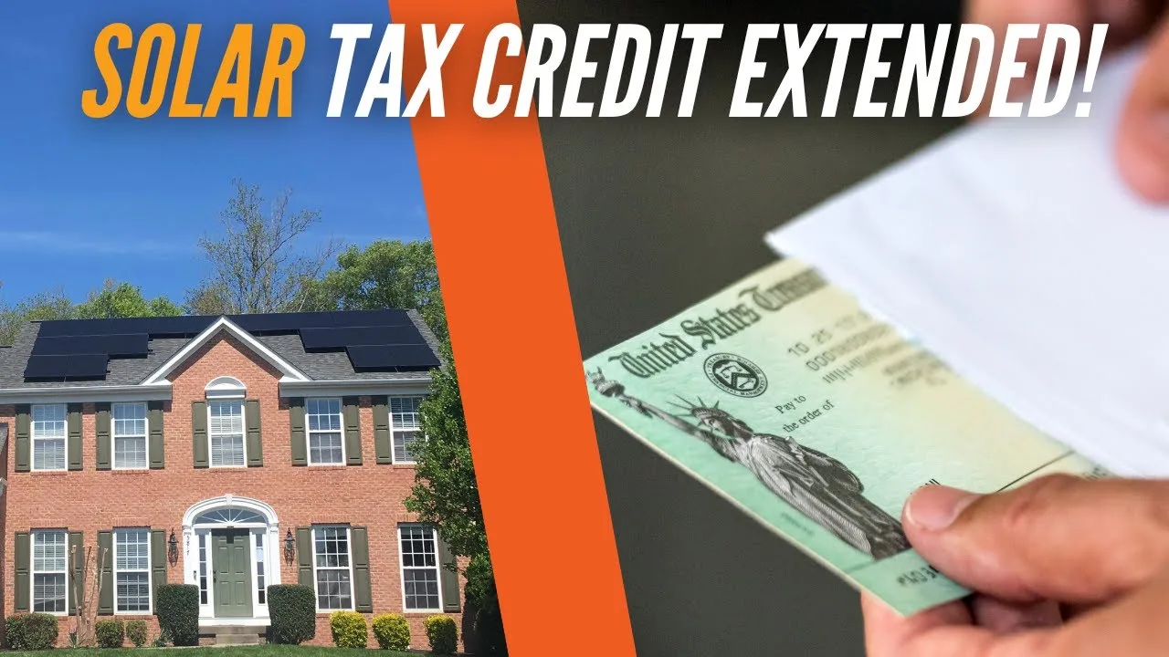 Solar Tax Credit Extended